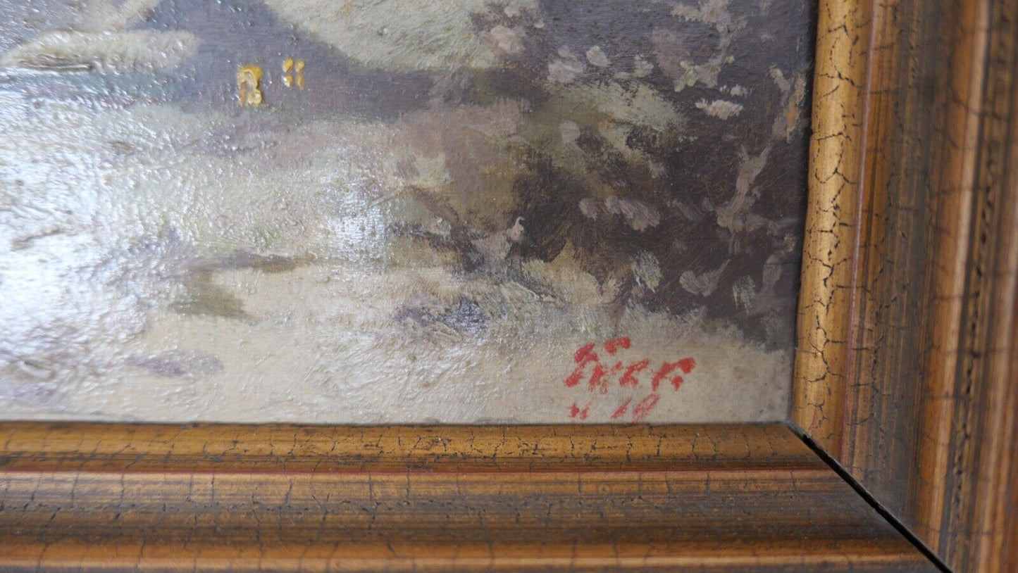 Öl auf Holz " die Heiligen 3 Könige " Gustav Eyer 1887 Mollkirch - 1946 München - Antikhandel-Stuttgart