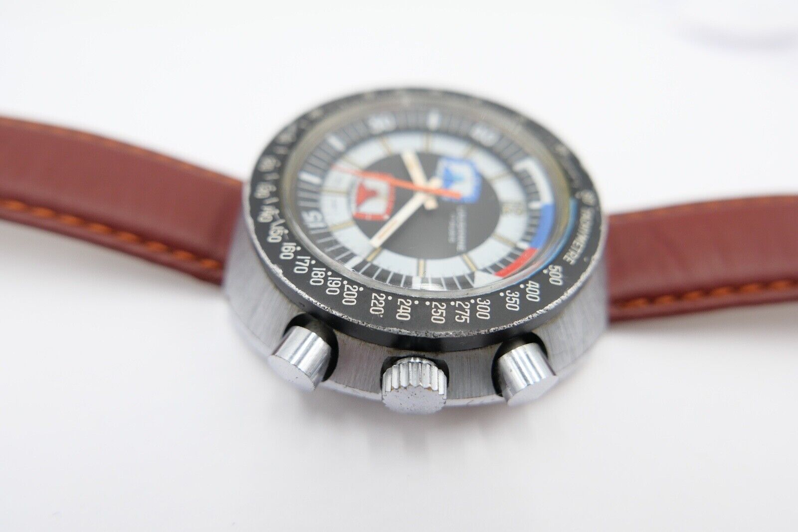 Lausanne Regatta Vintage 1970er Yacht Master Chronograph Ø 49mm Cal. EB 8371-67 - Antikhandel-Stuttgart