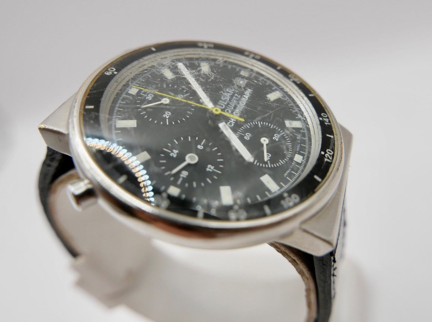 Pulsar Chronograph Quartz Herrenuhr Y187-7A00 seltene Ausführung