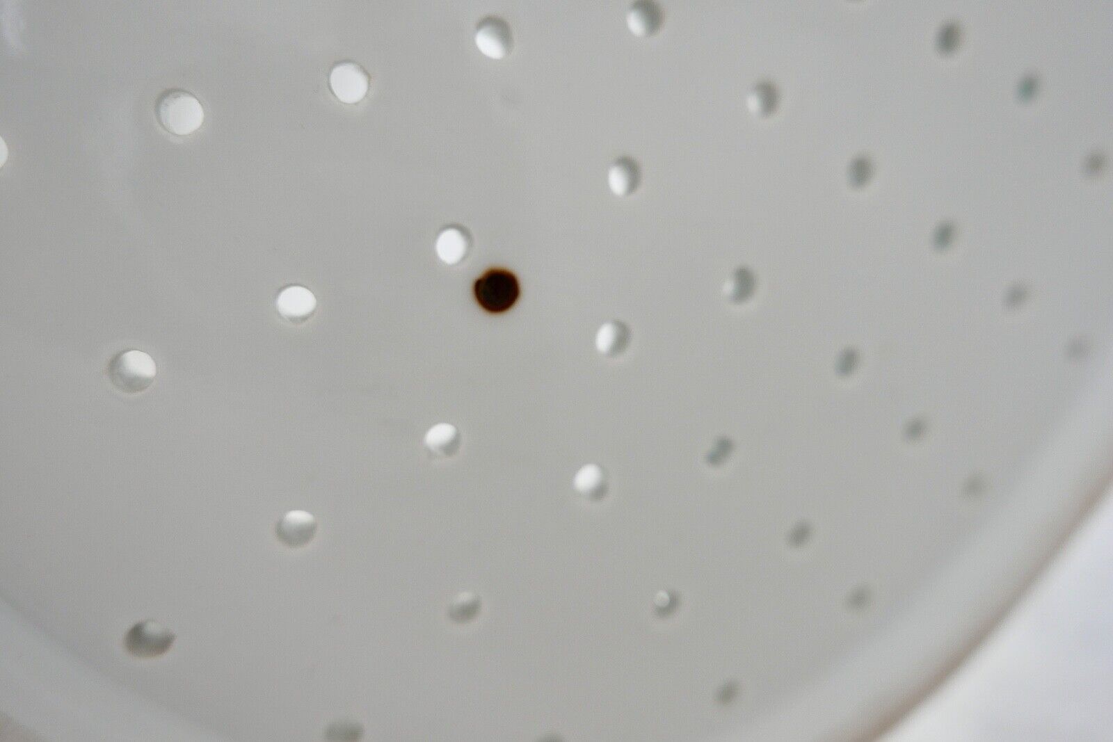 Seltene Meissen Loch Platte Tablett Weiß mit Goldrand 42x27 cm Knaufzeit 1. Wahl - Antikhandel-Stuttgart