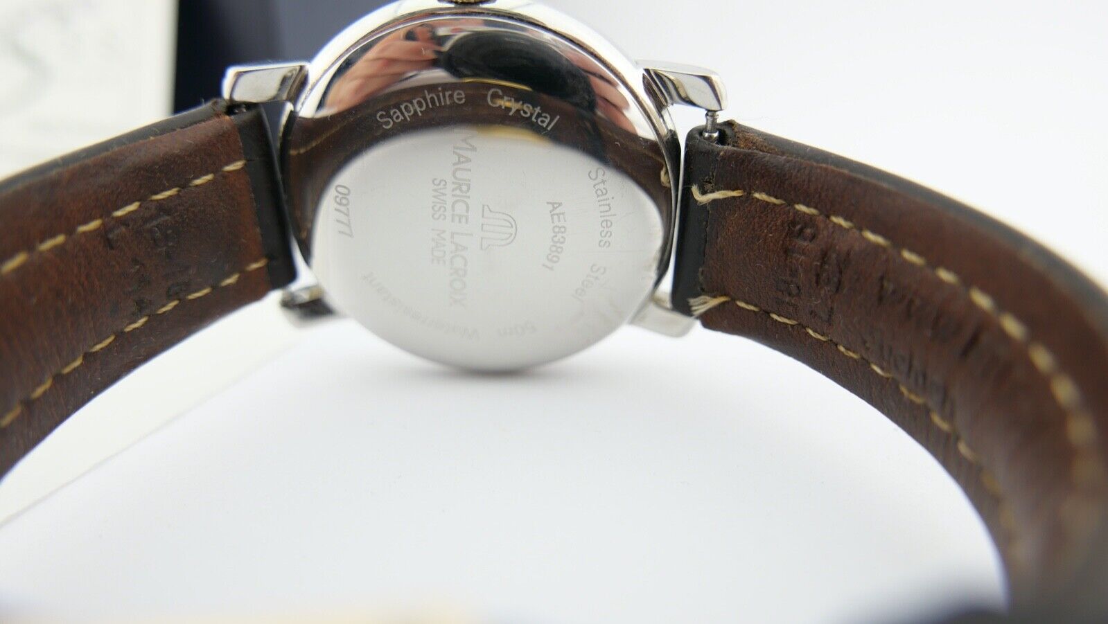 Maurice Lacroix Pontos 09777 Automatic Herren Uhr Day Date Edelstahl Eta 2836-2 - Antikhandel-Stuttgart