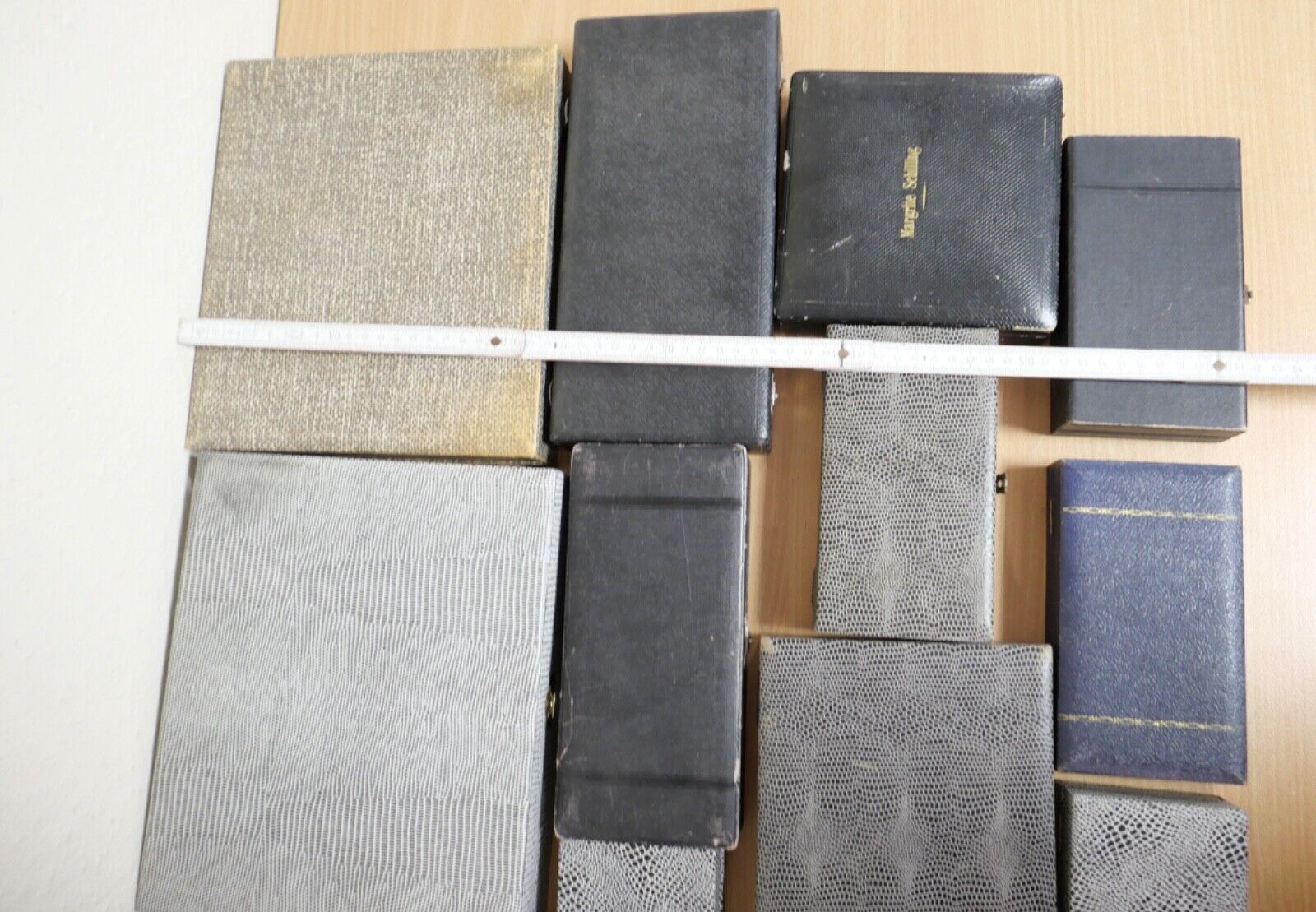 Konvolut antik alte Besteckkasten Aufbewahrung BERNDORF WENZ SCHILLING MAYER - Antikhandel-Stuttgart