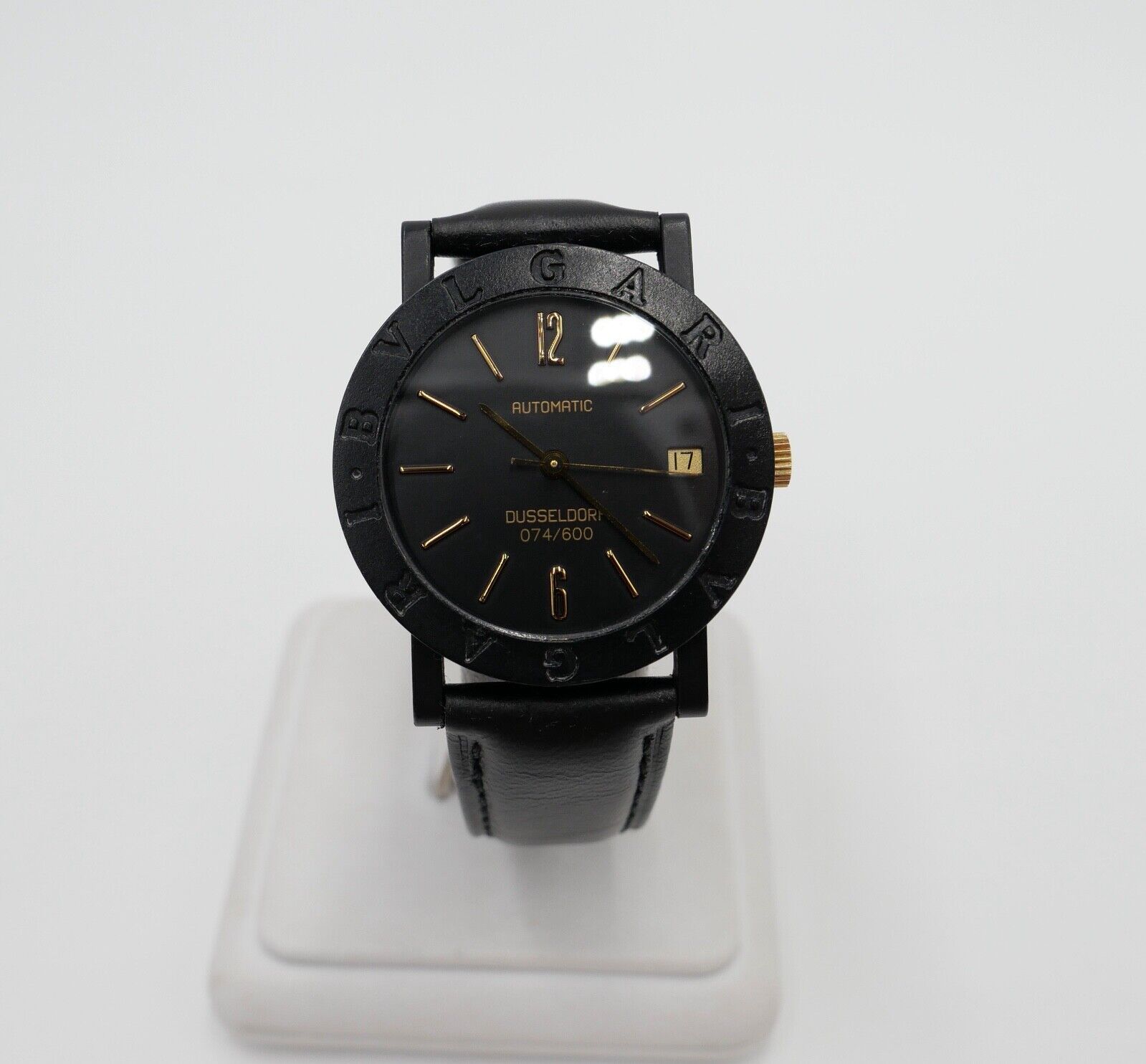 1994 BVLGARI BULGARI DÜSSELDORF CARBON Schwarz Gold LIMITIERTE AUFLAGE 074/ 600 - Antikhandel-Stuttgart