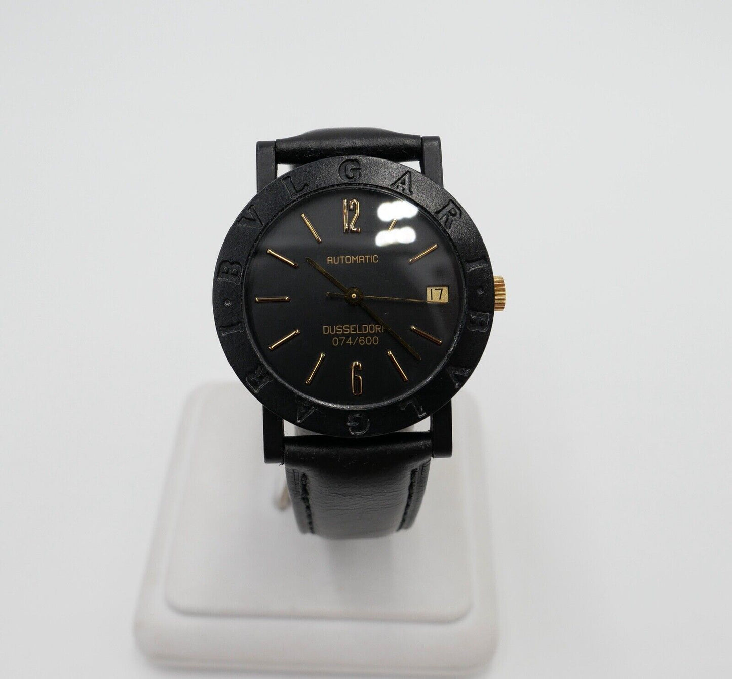 1994 BVLGARI BULGARI DÜSSELDORF CARBON Schwarz Gold LIMITIERTE AUFLAGE 074/ 600 - Antikhandel-Stuttgart