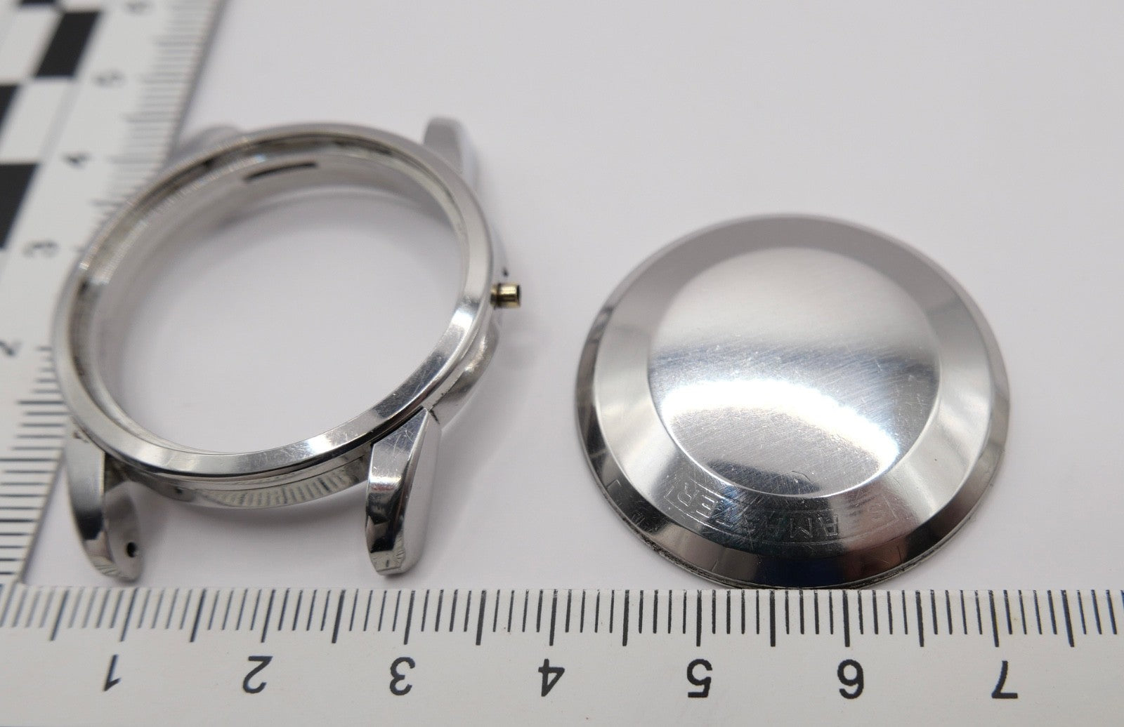 Omega Seamaster 2849-2 SC Gehäuse & Glas Ø 34mm in Edelstahl