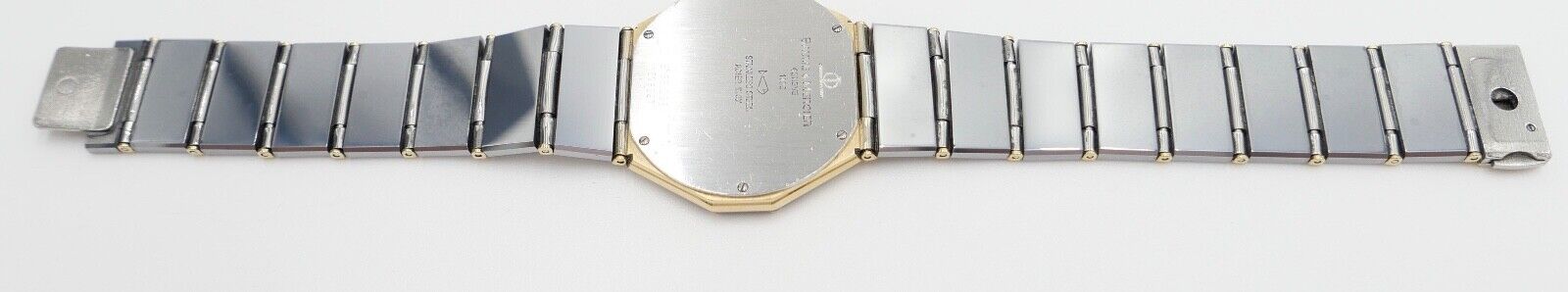 Baume & Mercier 32mm Avant-Garde 5138038 1830 Gold / Wolfram Herren Uhr 18K 80er - Antikhandel-Stuttgart