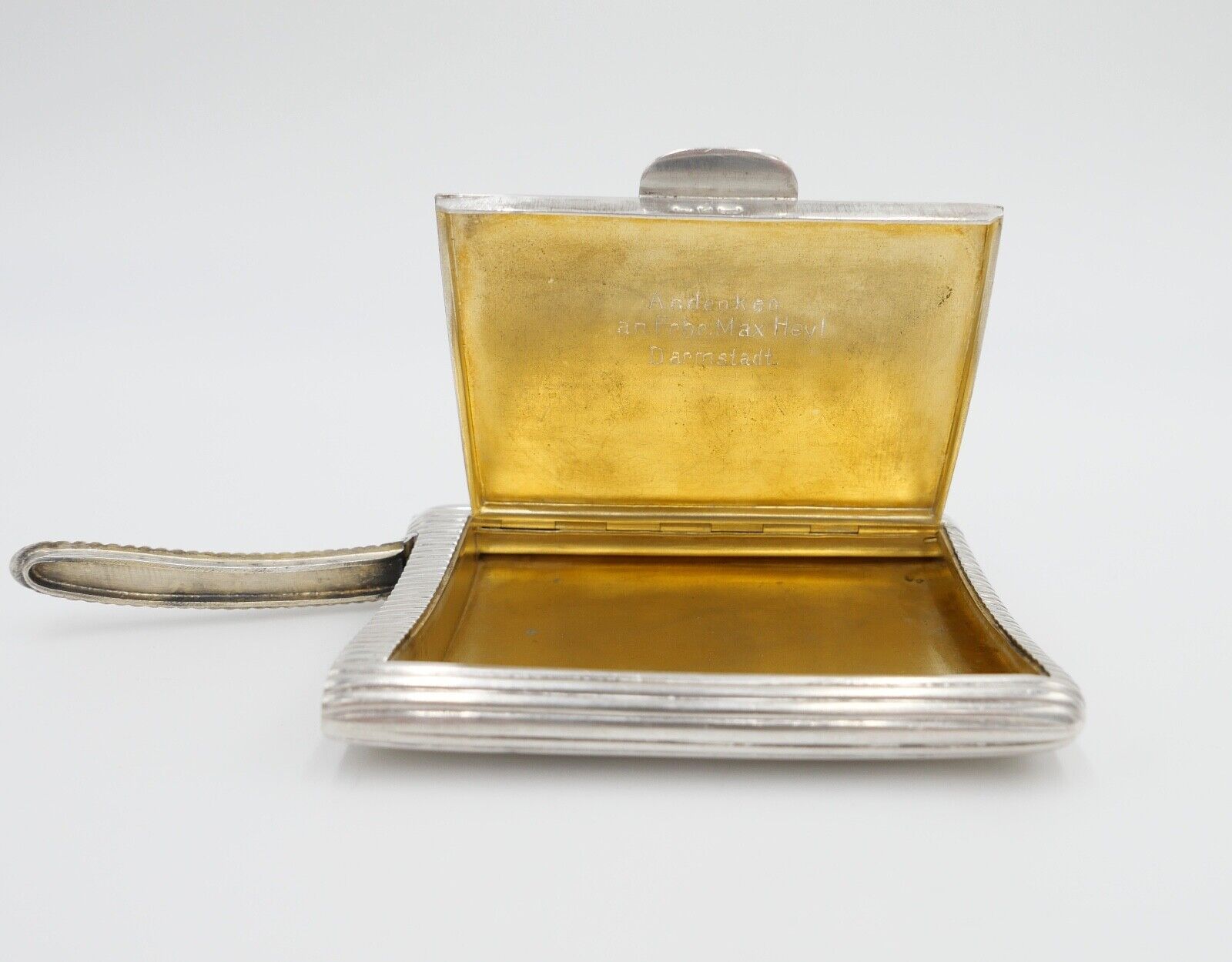 Louis Kuppenheim massiv Zigarettenetui Streichholzfach 800 Silber 140, 8 Gr - Antikhandel-Stuttgart