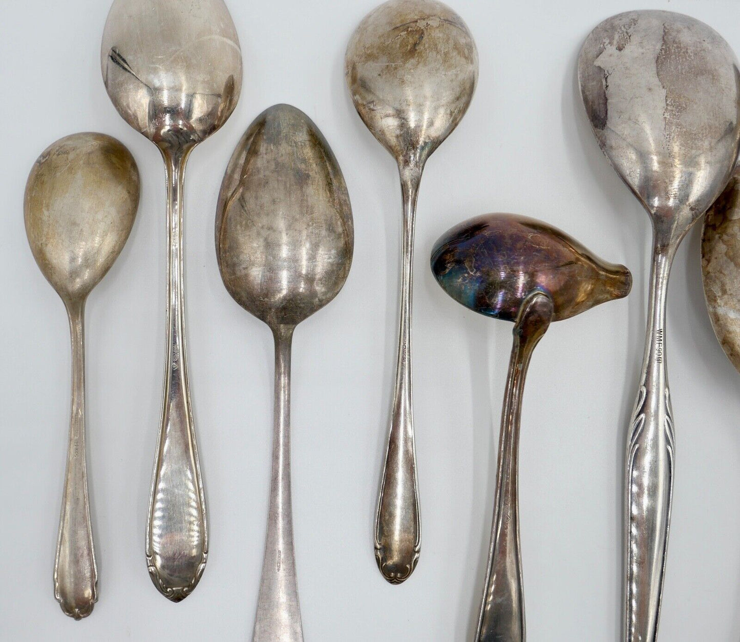 Konvolut Suppenkelle / Schöpfer / Löffel WMF OKA 90er Silberauflage 13 Stück - Antikhandel-Stuttgart