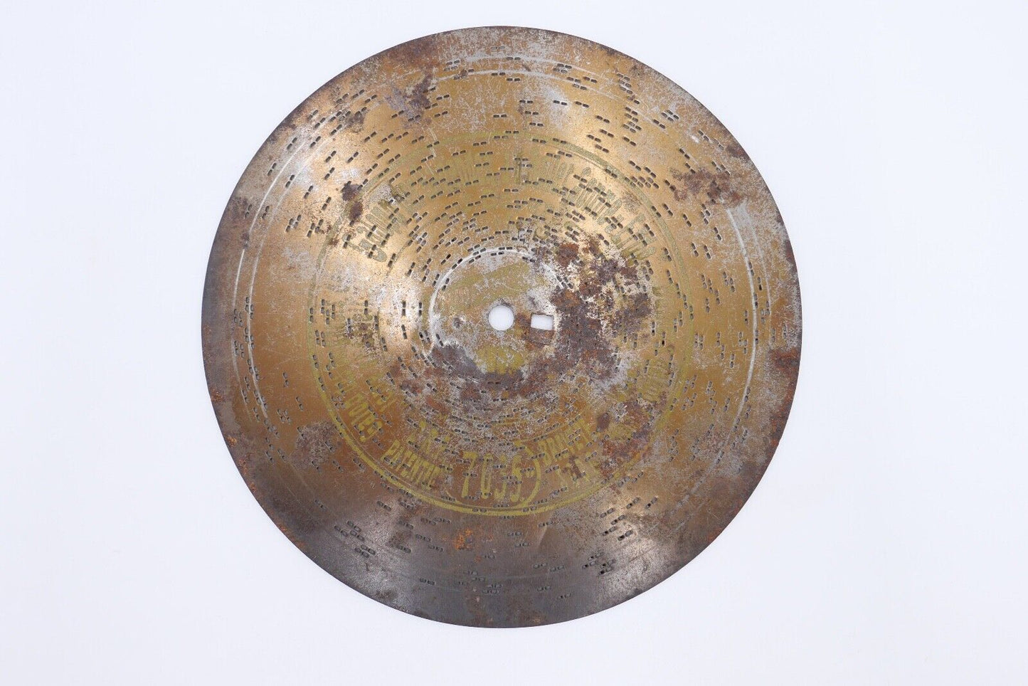 7035 Symphonion Lochplatte Spieluhr Spieldose GALLOP DER BADENDEN BALLER Ø 19,5 - Antikhandel-Stuttgart