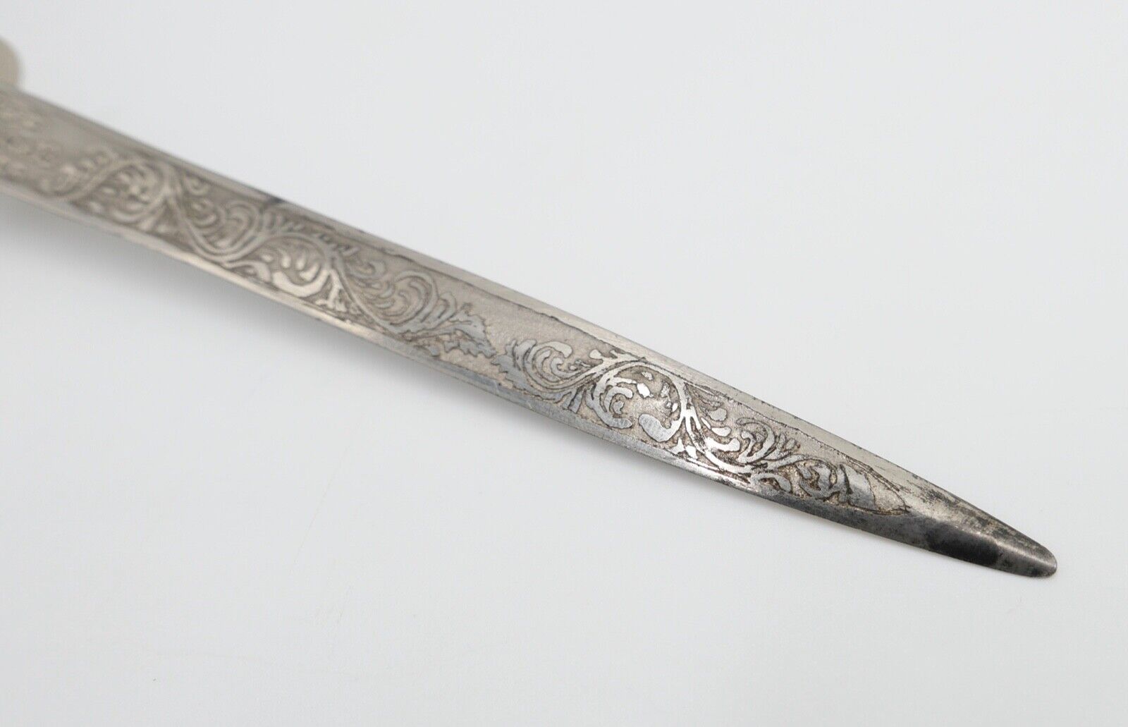 alter Brieföffner Hirschgeweih Griff A. Aragon JP Garcia 18 Oaxaca Mexico - Antikhandel-Stuttgart