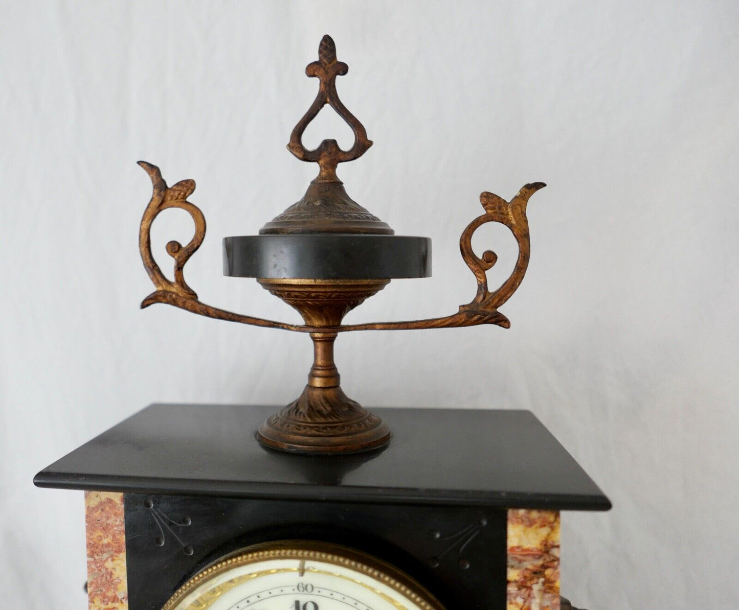 Antike Pendule Stockuhr Kaminuhr Regule Frankreich HORLOGERIE DE PARIS HB - Antikhandel-Stuttgart