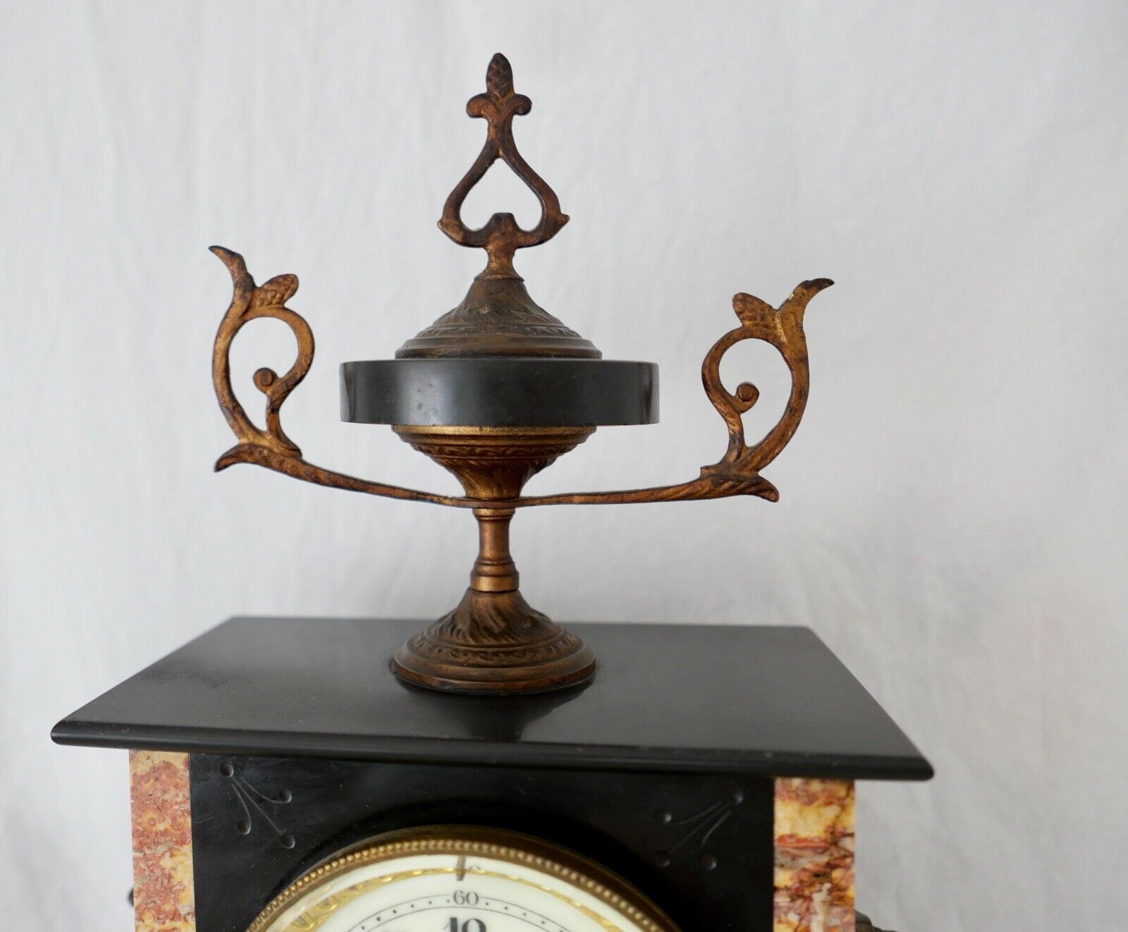 Antike Pendule Stockuhr Kaminuhr Regule Frankreich HORLOGERIE DE PARIS HB - Antikhandel-Stuttgart