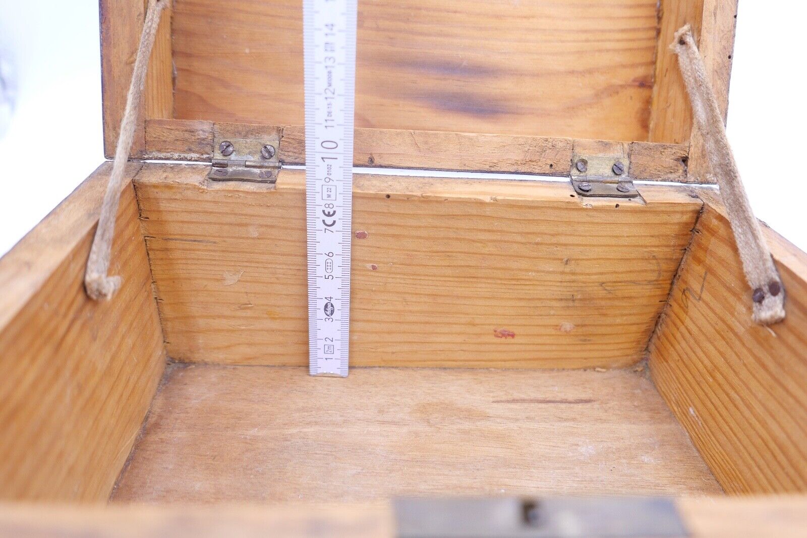 Mitte 19. Jh antike Schatulle Mahagoni 25x16x14 cm Holzkästchen Schmuckschatulle - Antikhandel-Stuttgart