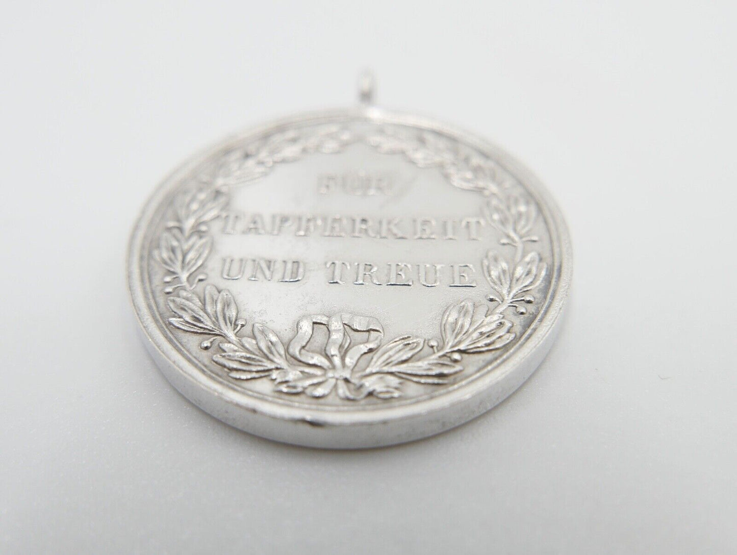 Medaille " Für Tapferkeit und Treue " Württemberg Wilhelm Silber - Antikhandel-Stuttgart