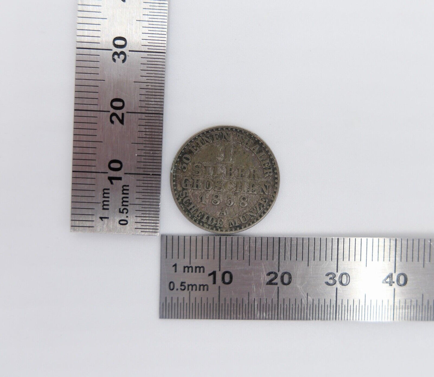 1 Silber Groschen 1858 A vermutlich Österreich - Antikhandel-Stuttgart