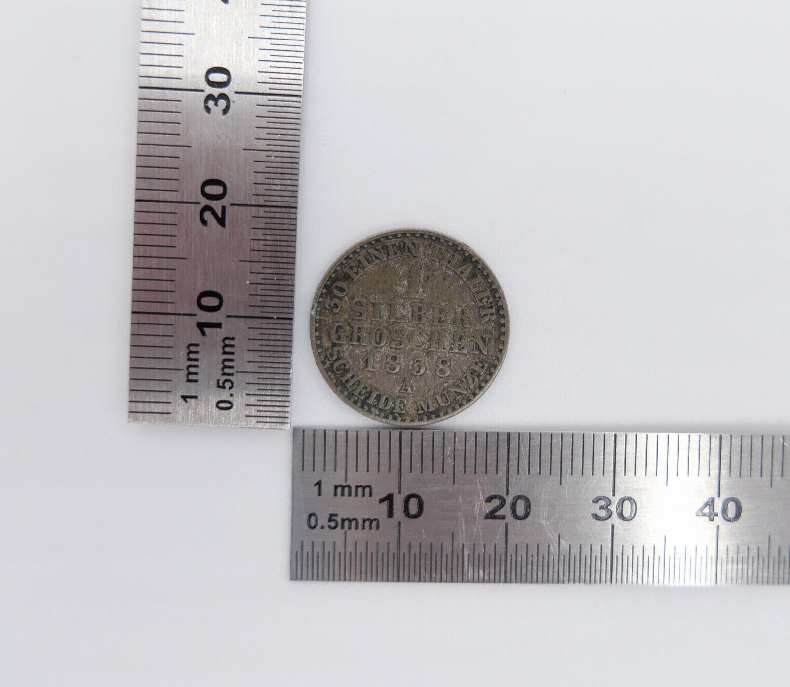 1 Silber Groschen 1858 A vermutlich Österreich - Antikhandel-Stuttgart