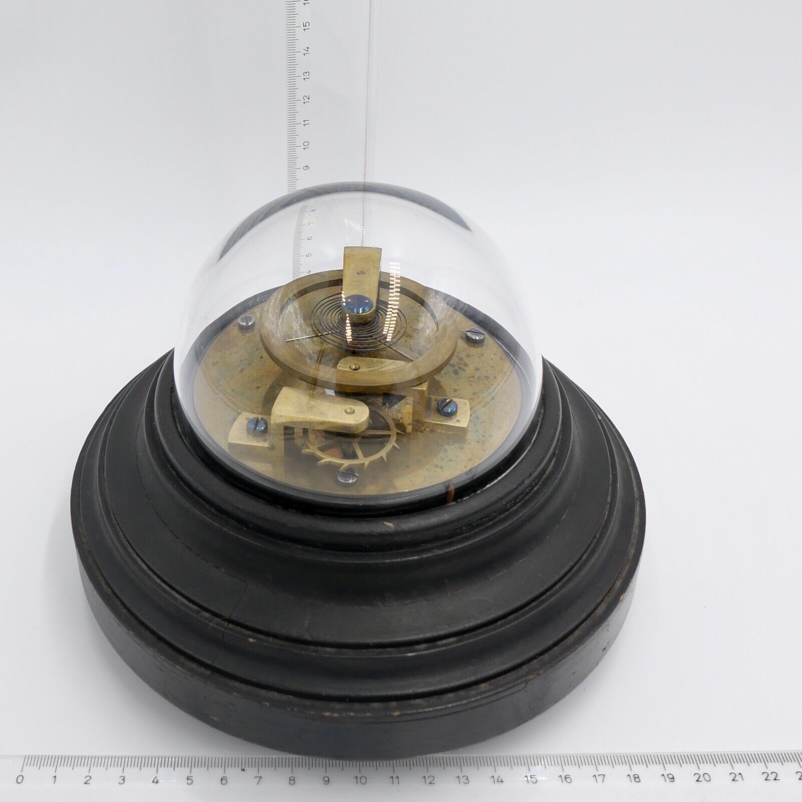 antik Gangmodell Uhrmacher-Schule Schwingsystem Unruhe Ankerrad Anker - Antikhandel-Stuttgart