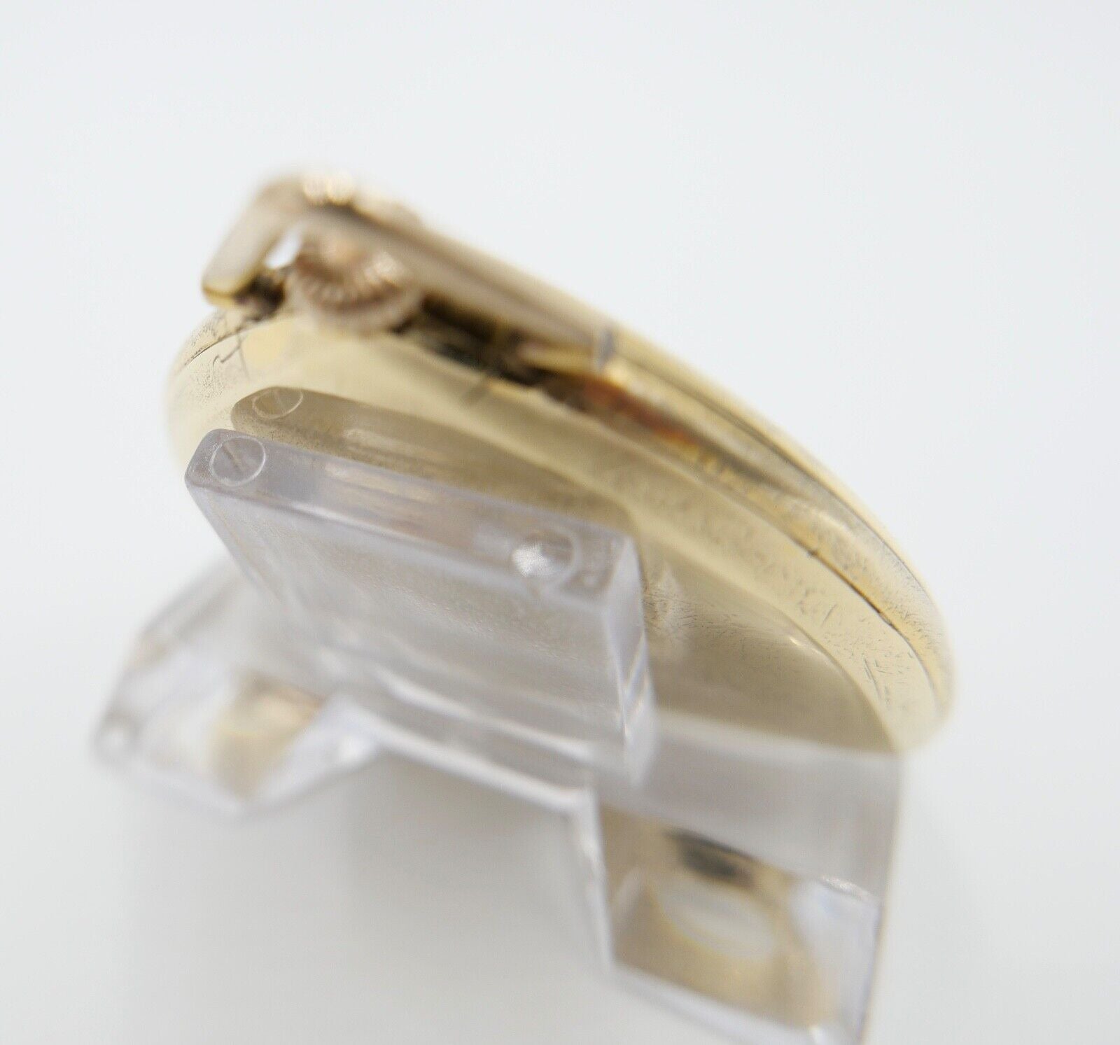 Taschenuhr Seltene Dreieckige LANCO vergoldet pocket watch Dreieck Plaque Or - Antikhandel-Stuttgart