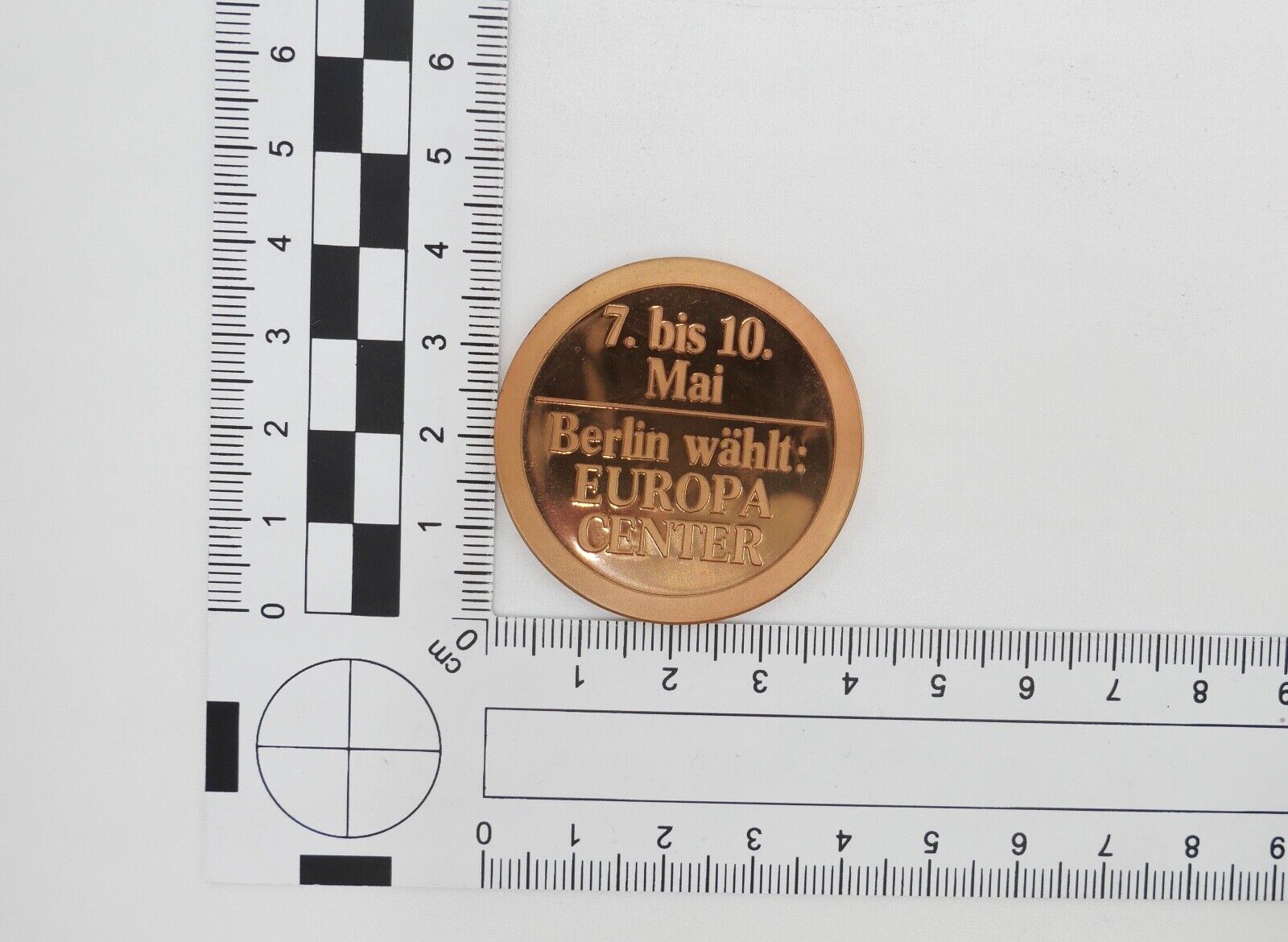 Berlin wählt EUROPA CENTER Medaille mit Etui Kreissparkasse Heilbronn - Antikhandel-Stuttgart