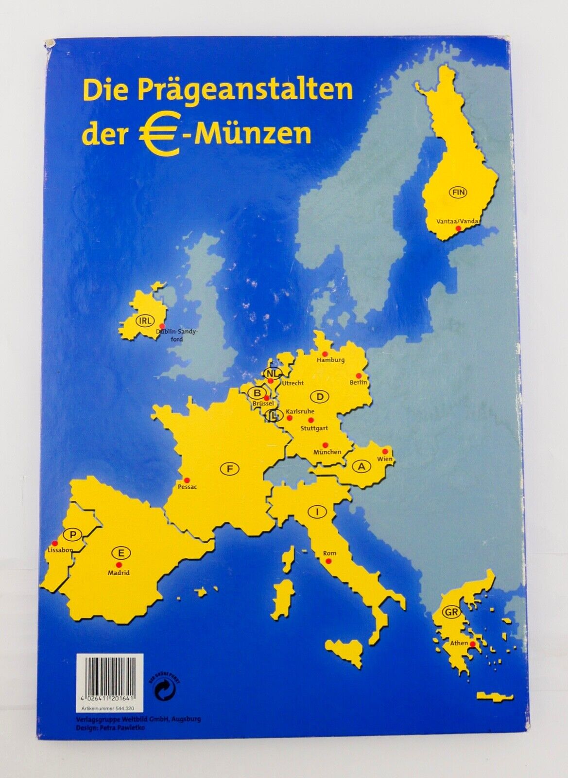 ca. 135 Euro Satz div. Münzen Medaillen Deutschland Malta Litauen Estland 24K - Antikhandel-Stuttgart