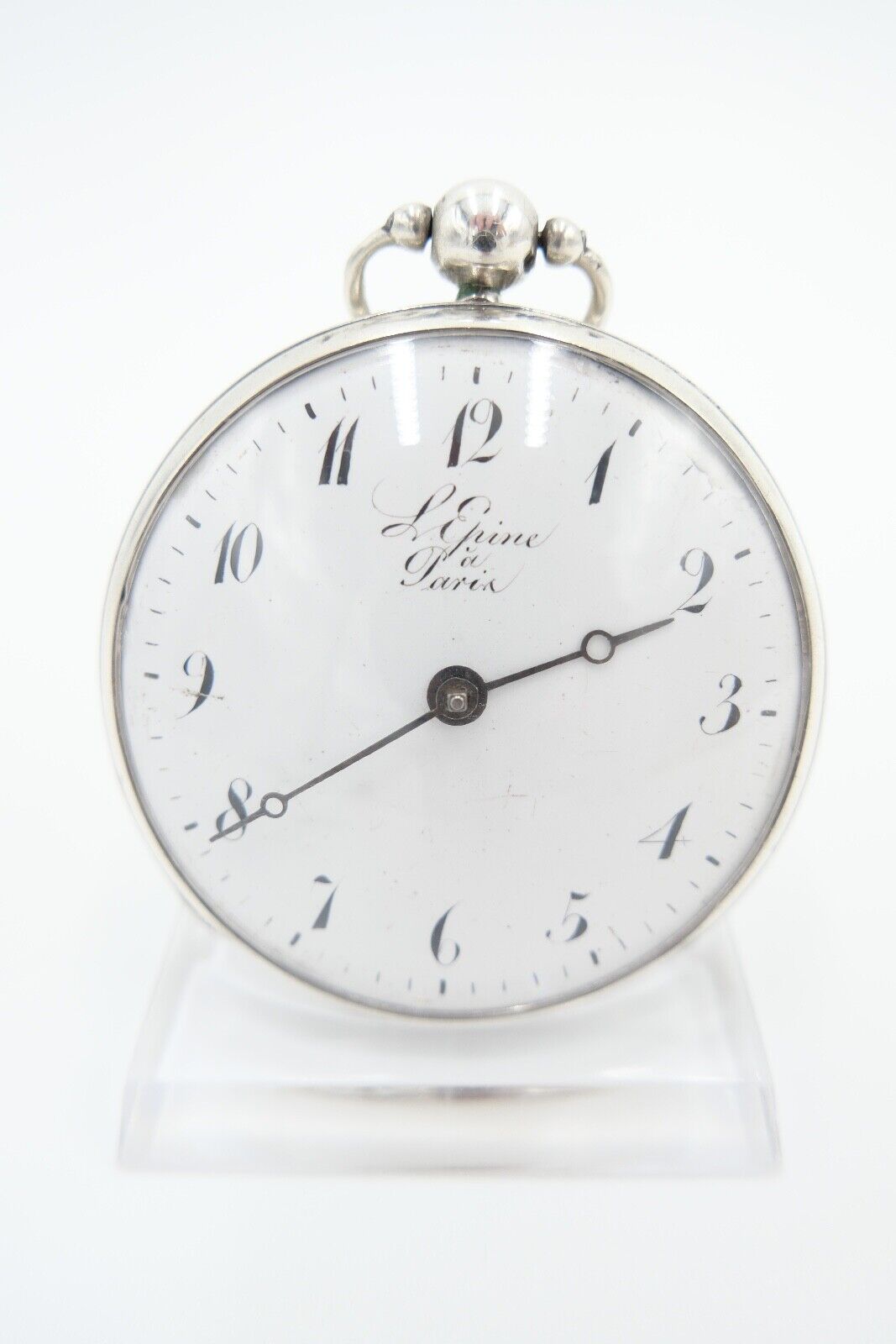 große antike Taschenuhr 55mm 1820 - 1840 Lepine - L Epine Paris Spindelwerk - Antikhandel-Stuttgart