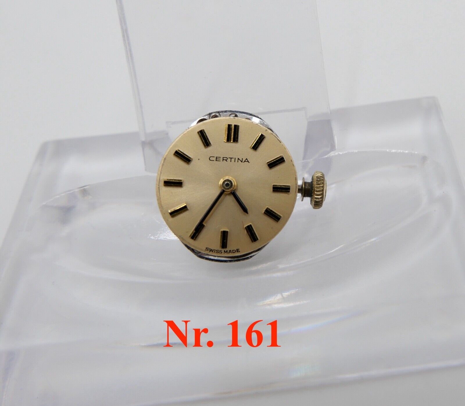 LÄUFT Certina Cal. 13-20 Uhrwerk Ziffernblatt Zeiger Krone voll funktionsfähig - Antikhandel-Stuttgart