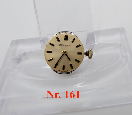 LÄUFT Certina Cal. 13-20 Uhrwerk Ziffernblatt Zeiger Krone voll funktionsfähig - Antikhandel-Stuttgart