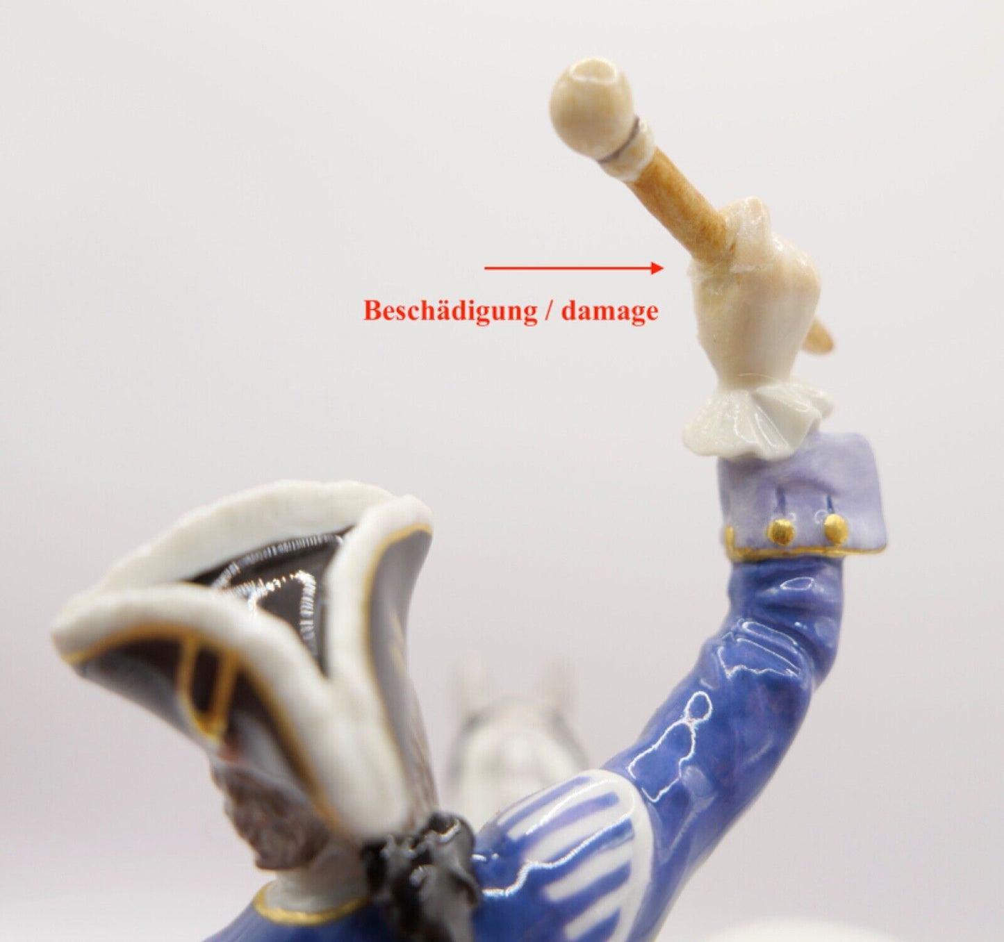 Meissen Figurengruppe 1. Wahl Paukenschläger Trommler zu Pferde Kändler 69555 - Antikhandel-Stuttgart