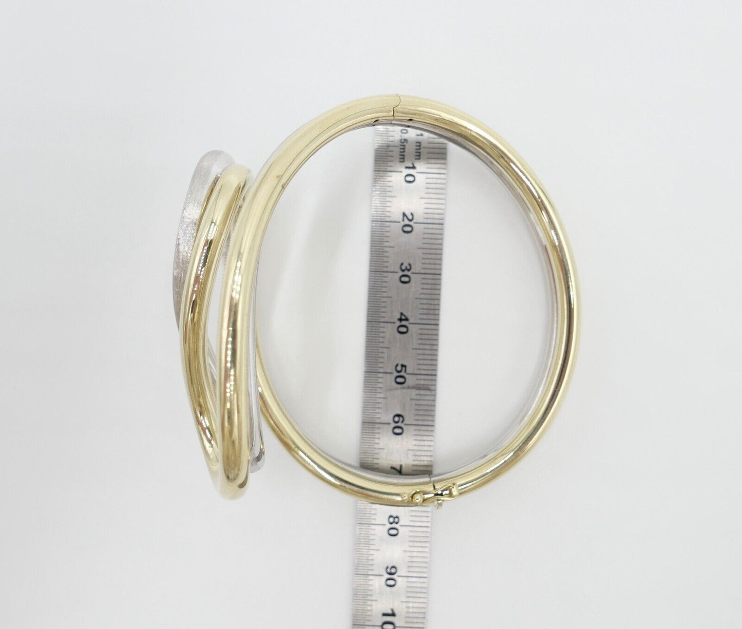 70er Jahre Kollmar & Jourdan Pforzheim Armband Armspange Gold Bicolor 585 / 14K - Antikhandel-Stuttgart