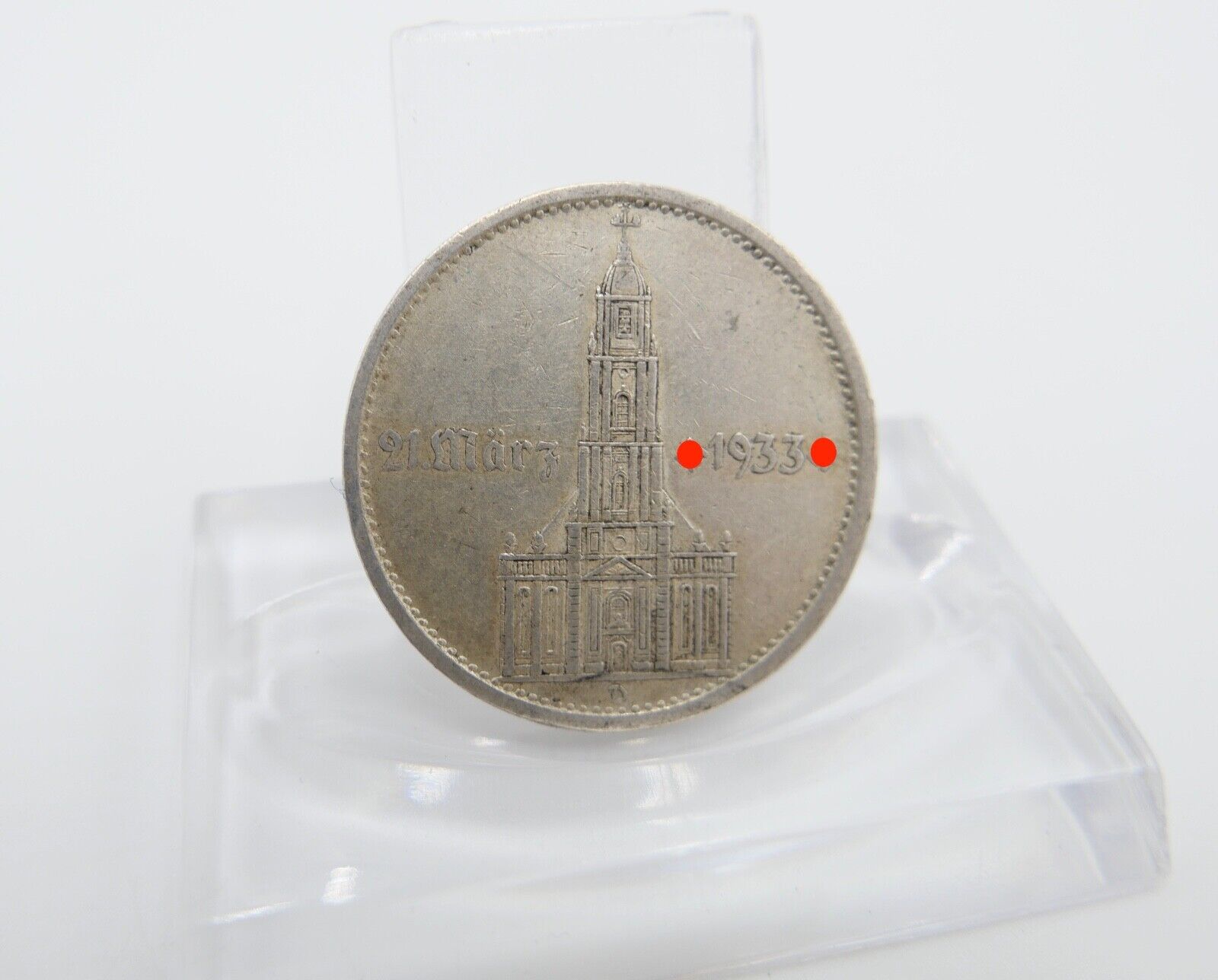 5 Reichsmark 1933 D Jäger J.356 Garnisonskirche mit Datum - Antikhandel-Stuttgart