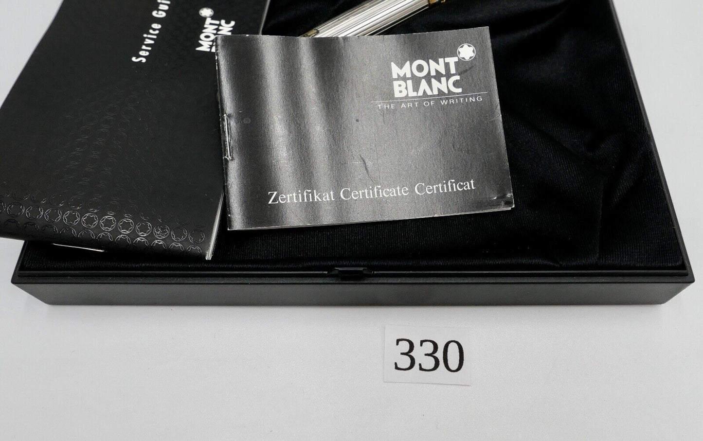 MONTBLANC Kolbenfüller Solitaire Le Grand MEISTERSTÜCK 1468 Silber GETRAG WHEEL - Antikhandel-Stuttgart