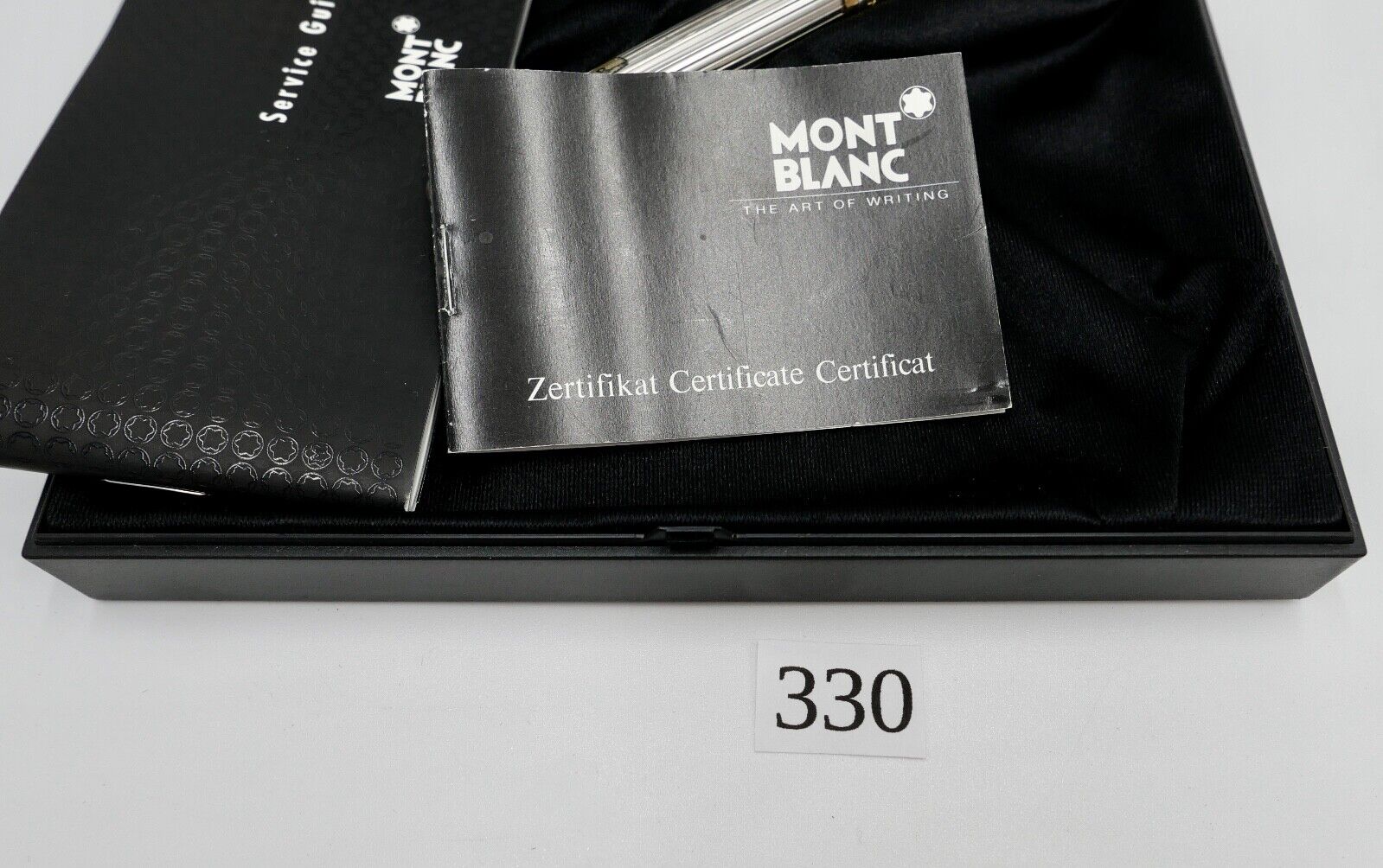 MONTBLANC Kolbenfüller Solitaire Le Grand MEISTERSTÜCK 1468 Silber GETRAG WHEEL - Antikhandel-Stuttgart