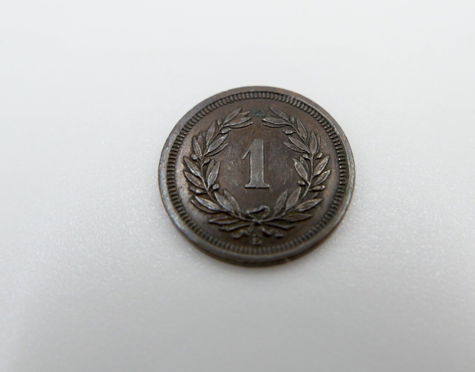 1 Rappen Schweiz 1883 in VZ Helvetia - Antikhandel-Stuttgart