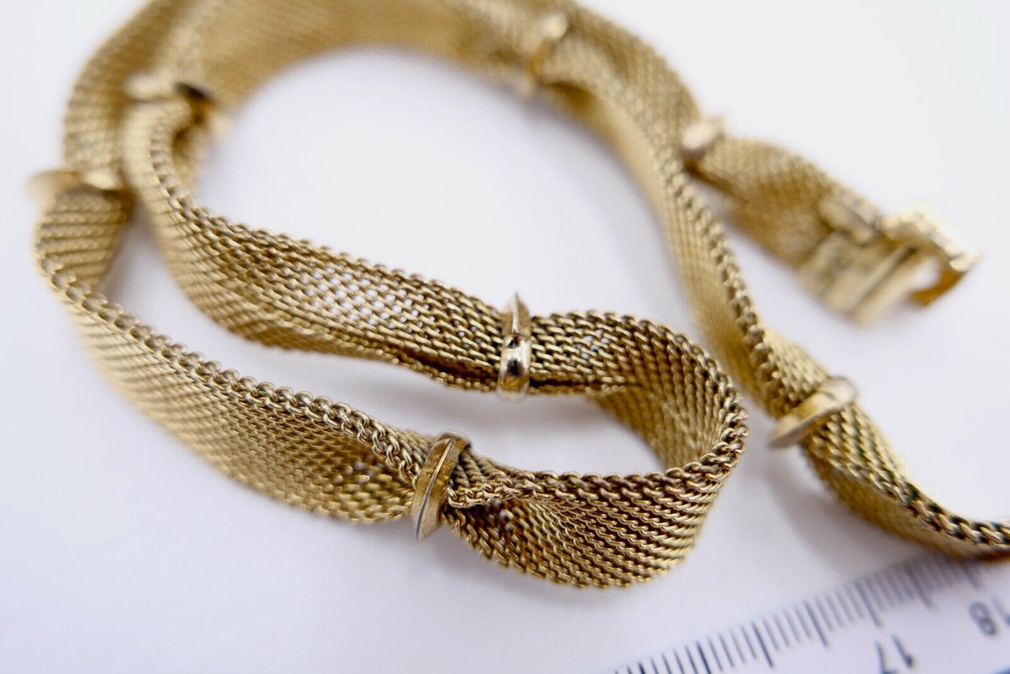 1958 Designer Damen Collier / Kette vergoldet GROSSE für DIOR 39cm - Antikhandel-Stuttgart