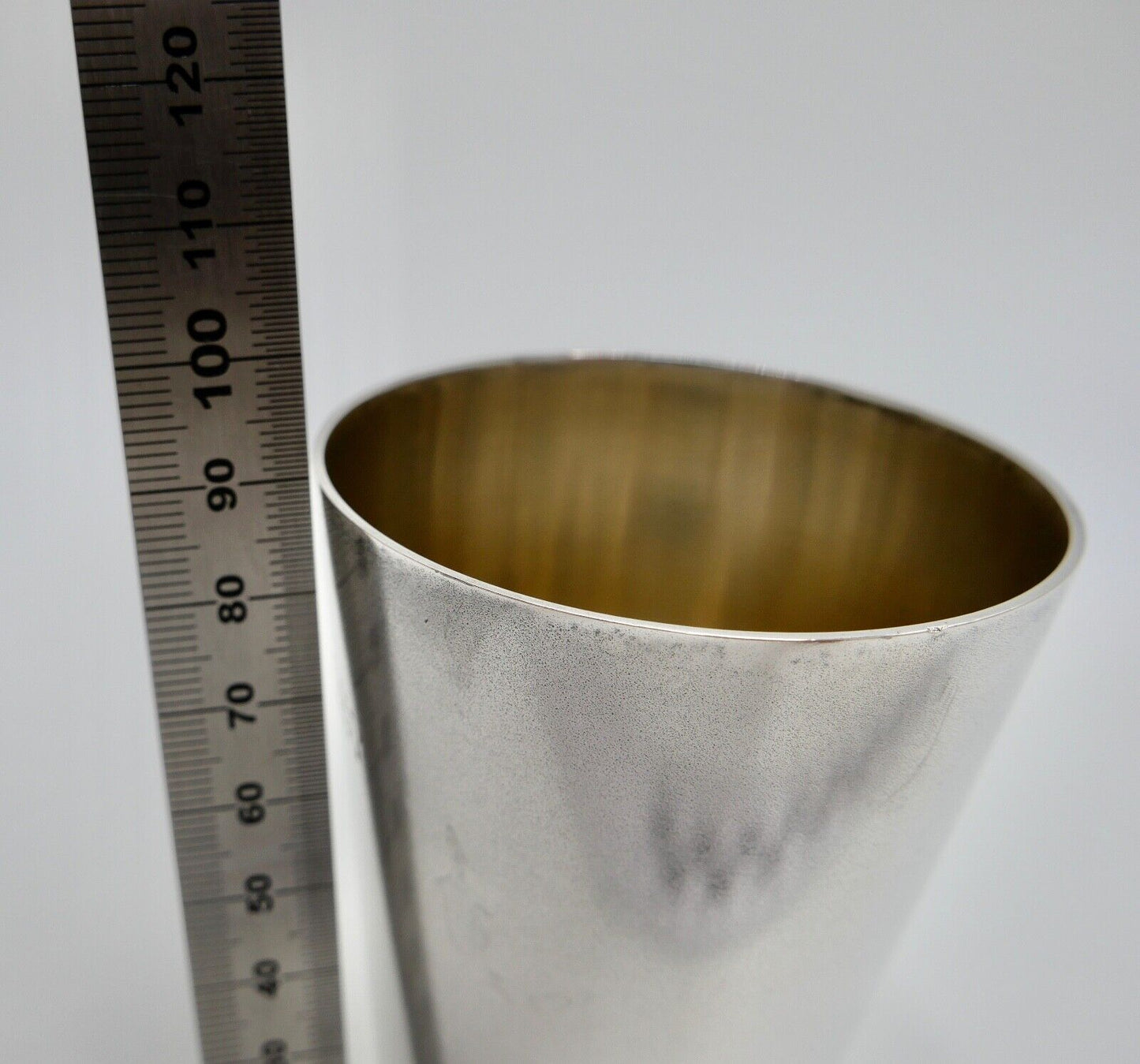 " VELO CLUB " ST. GALLEN 1883-1908 Becher 800 Silber Trinkbecher vergoldet LN - Antikhandel-Stuttgart