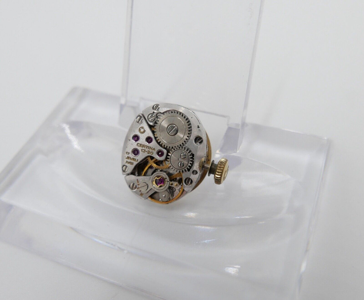 LÄUFT Certina Cal. 13-20 Uhrwerk Ziffernblatt Zeiger Krone voll funktionsfähig - Antikhandel-Stuttgart