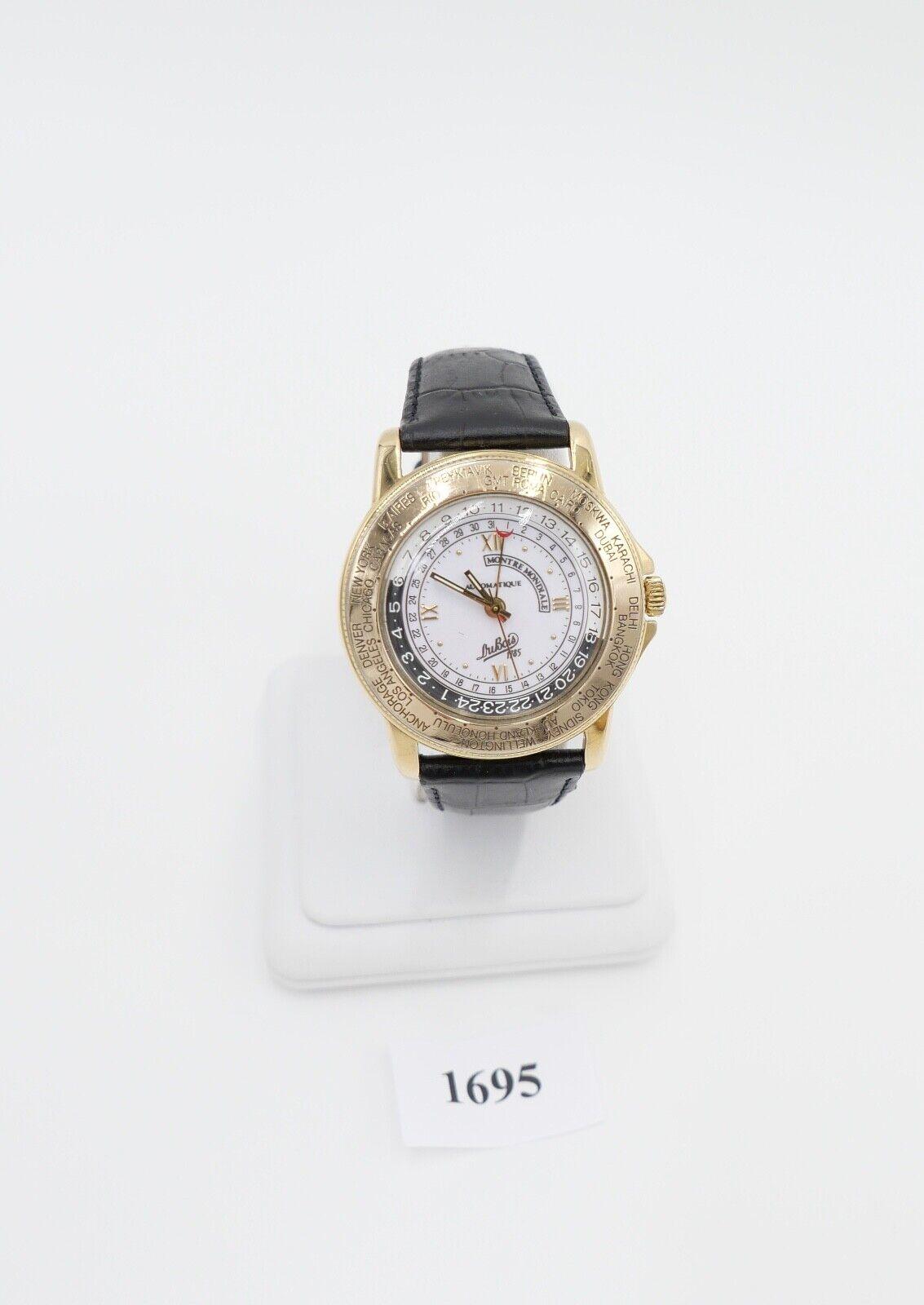 VINTAGE DuBois 1785 Montre Mondiale Weltzeit 37mm Cal. 165D limitiert Nr. 955 - Antikhandel-Stuttgart