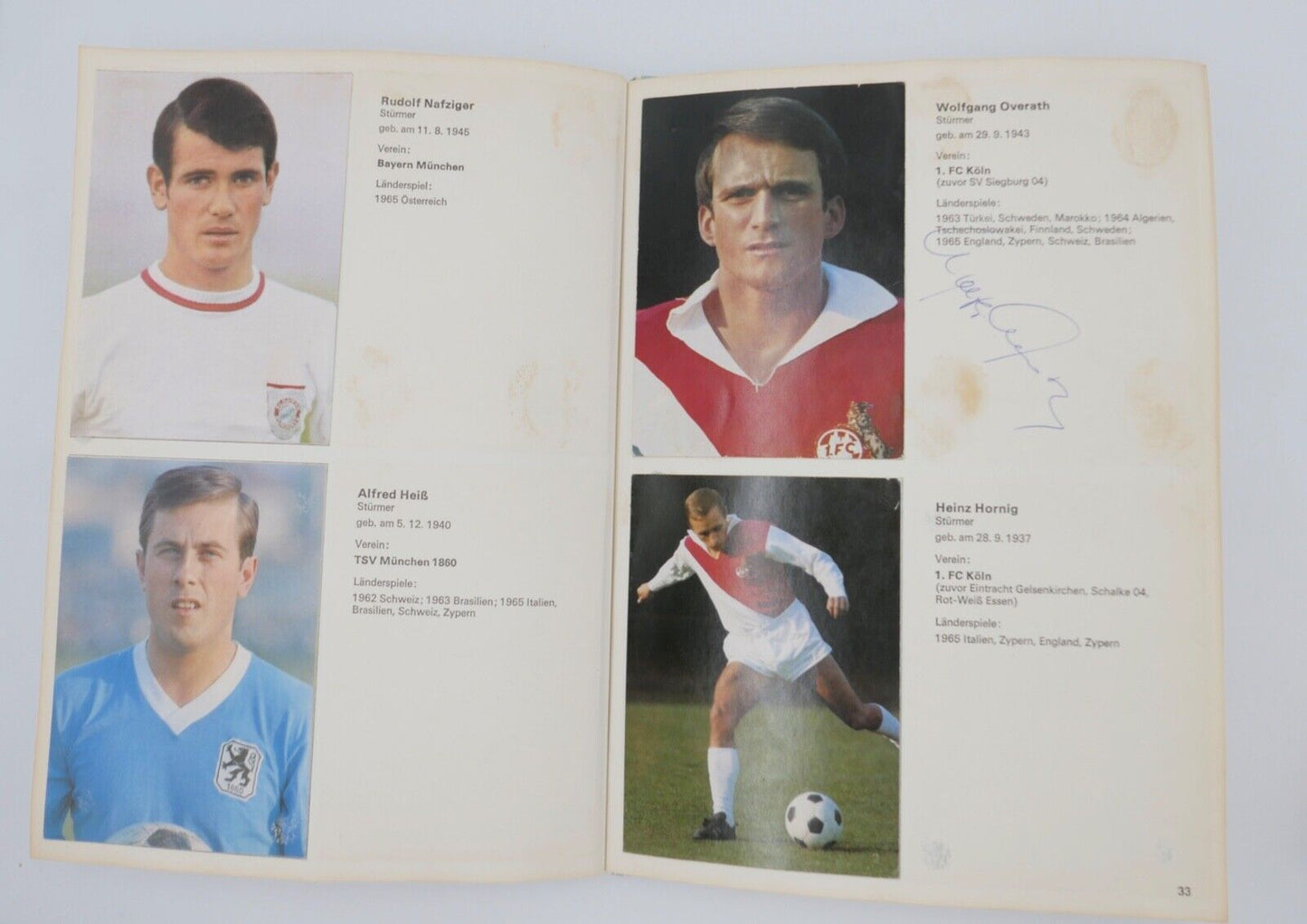 ARAL Fussball Album Komplett WM 1966 Autogramm BECKENBAUER NETZER OVERATH SEELER - Antikhandel-Stuttgart