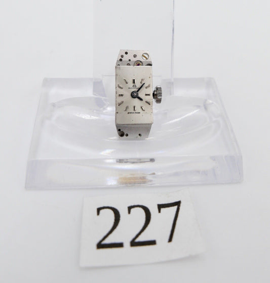 LÄUFT Bucherer Cal. 59-21 Uhrwerk Ziffernblatt Zeiger Krone voll funktionsfähig - Antikhandel-Stuttgart