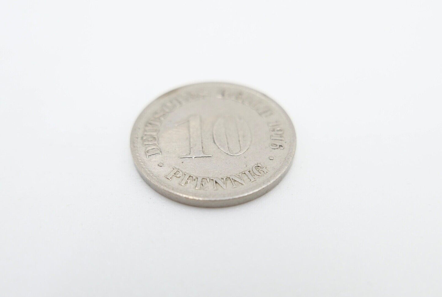 10 Pfennig Kaiserreich 1916 D Jäger J. 13 VZ - STG vorzüglich - Stempelglanz - Antikhandel-Stuttgart