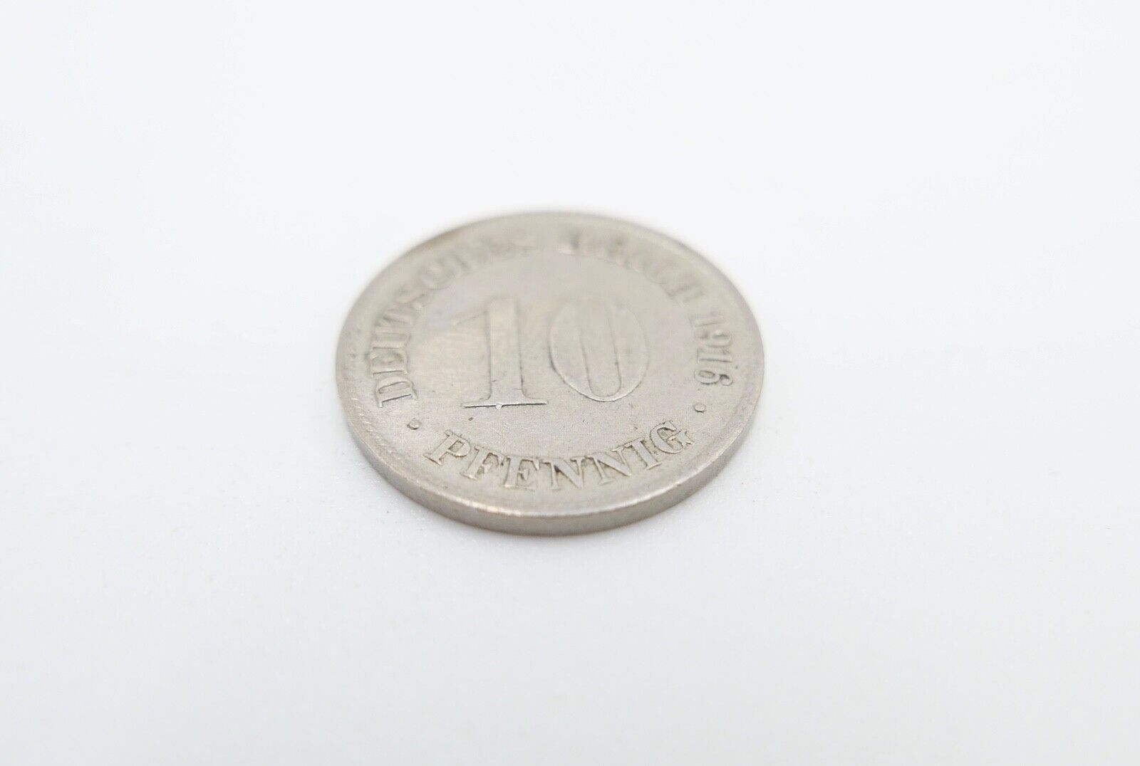 10 Pfennig Kaiserreich 1916 D Jäger J. 13 VZ - STG vorzüglich - Stempelglanz - Antikhandel-Stuttgart