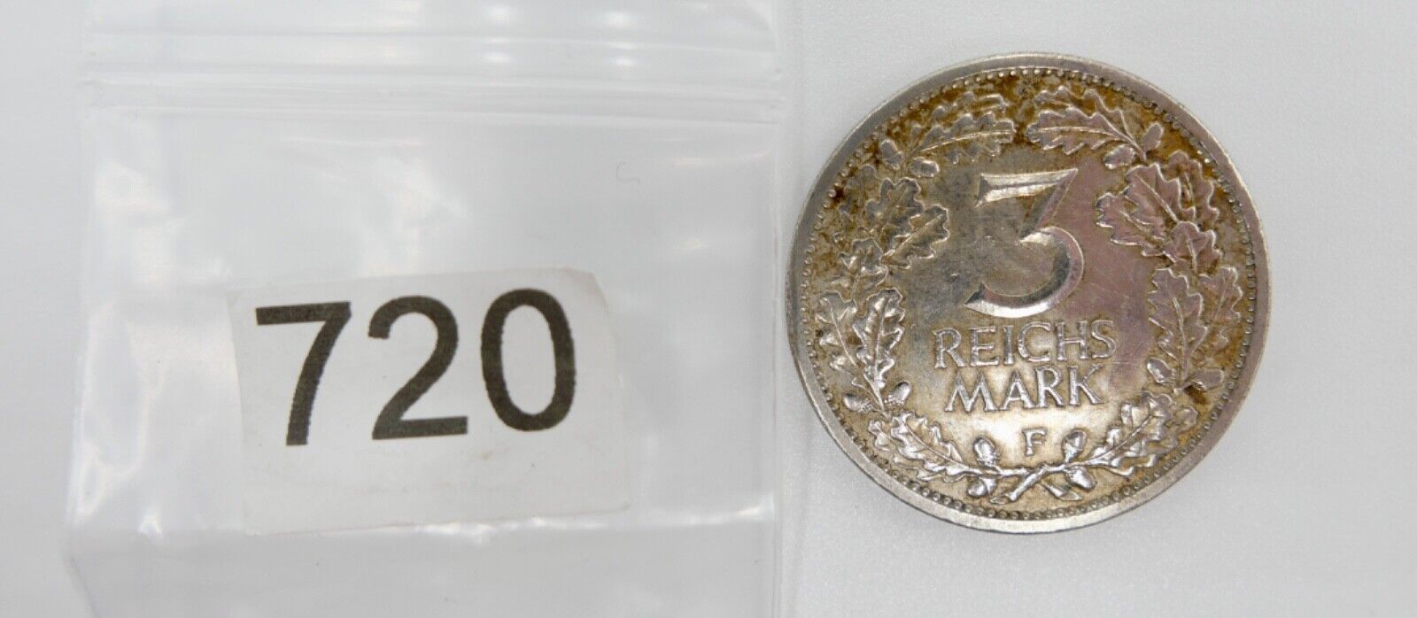 Weimarer Republik 3 REICHSMARK 1931 F J.349 VORZÜGLICH VZ - Antikhandel-Stuttgart