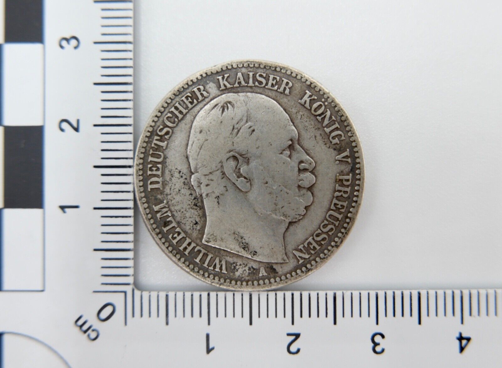 2 Mark 1876 A " Wilhelm König von Preussen " Jäger J.96 Silber Preußen - Antikhandel-Stuttgart