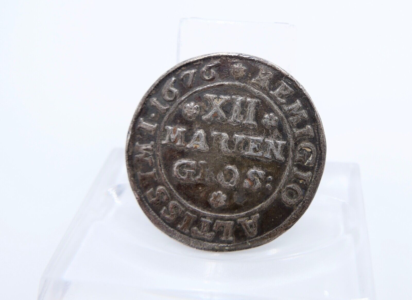 12 Mariengroschen 1676 Fürstenturm Braunschweig-Wolfenbüttel RUDOLF AUGUST - Antikhandel-Stuttgart