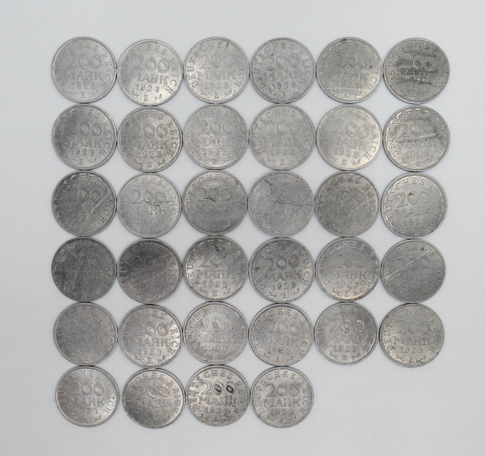 Weimarer Republik 200 Mark Deutsches Reich Ersatz & Inflationsmünzen 1923 J.304 - Antikhandel-Stuttgart