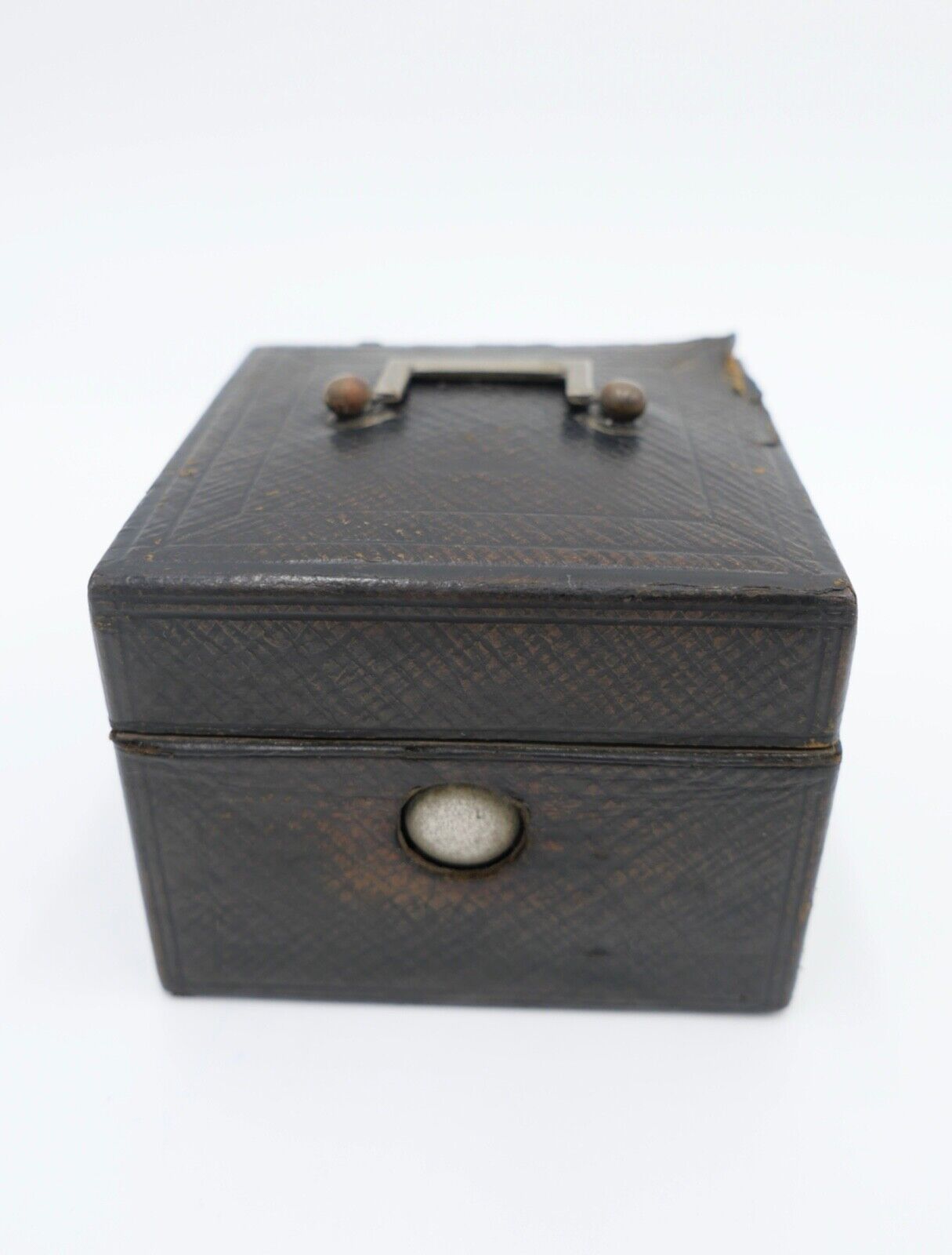 30er 40er Jahre Reise Tintenfass Glas Schreibtischgarnitur - Antikhandel-Stuttgart