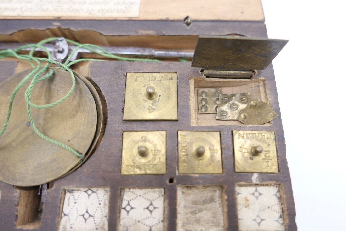 antik Johann Philipp Herberts sen., Solingen um 1699 Münzwaage 1774 Waage - Antikhandel-Stuttgart