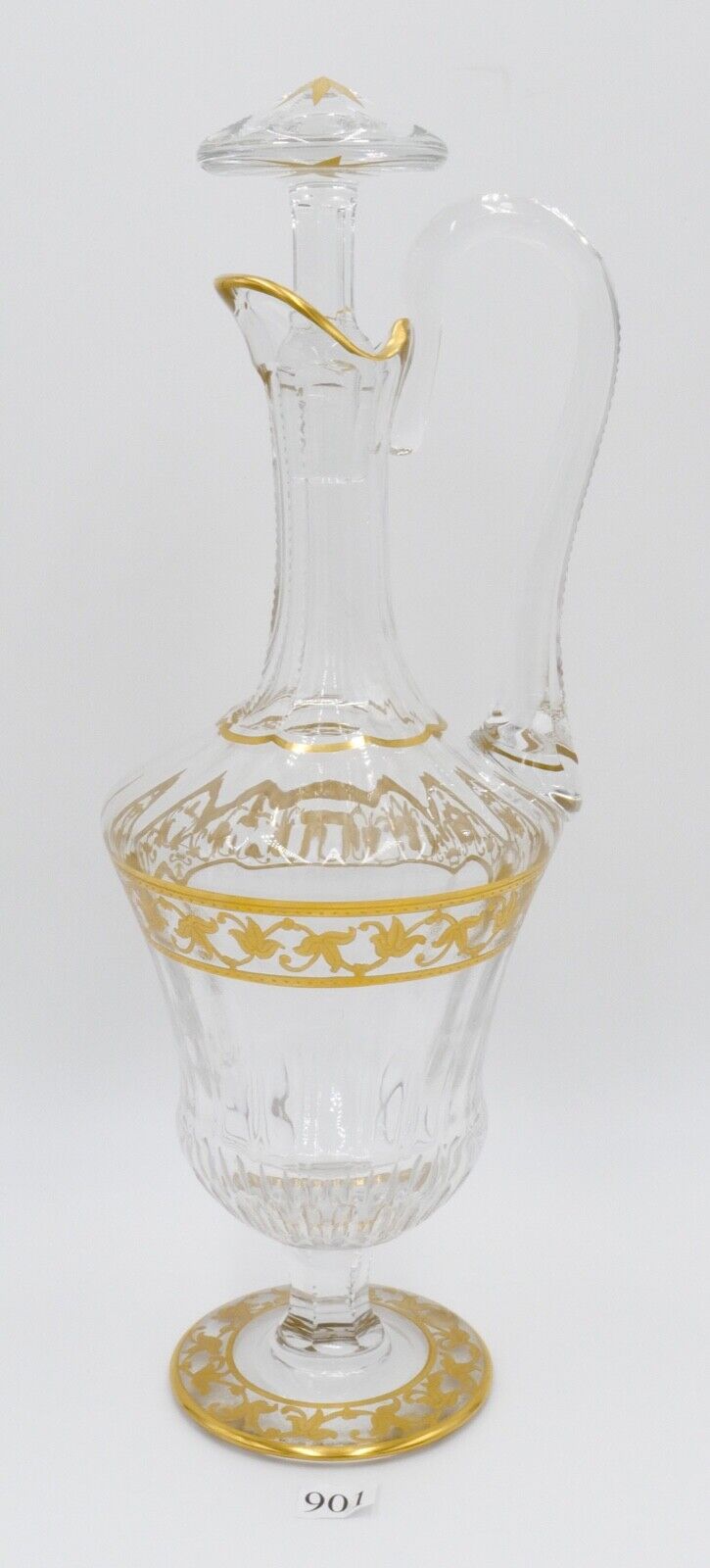 Original Saint Louis France Kristall CALLOT Karaffe Krug Weißwein Wasser - Antikhandel-Stuttgart