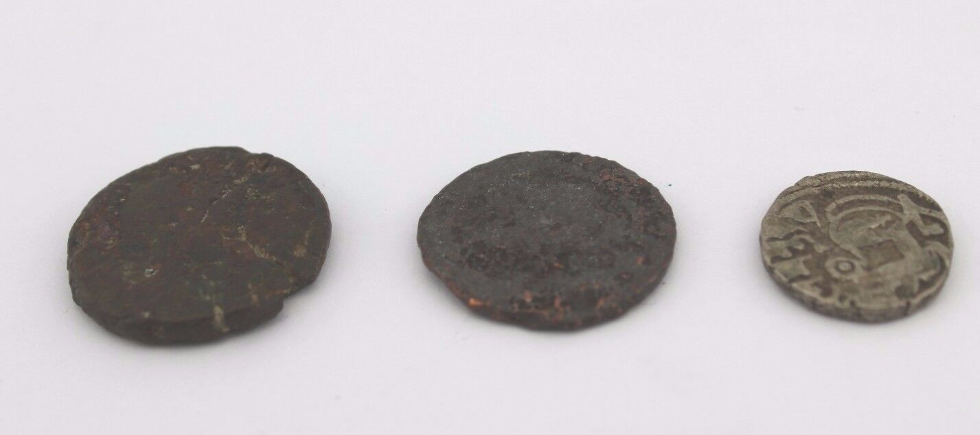 3 alte Münze old Coin Rom Römische Reich Kupfer Roman Empire Medaille medal SC - Antikhandel-Stuttgart