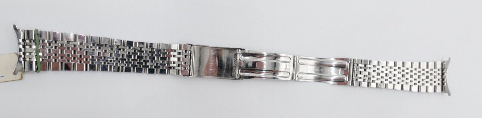 NEU 80er Jahre Original MIDO Edelstahl 20/16 mm Gliederband Faltschliesse - Antikhandel-Stuttgart